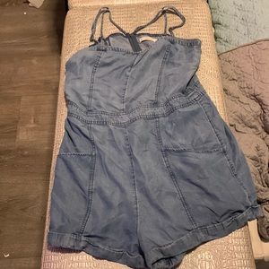 Abercrombie and Fitch Denim Romper size 8